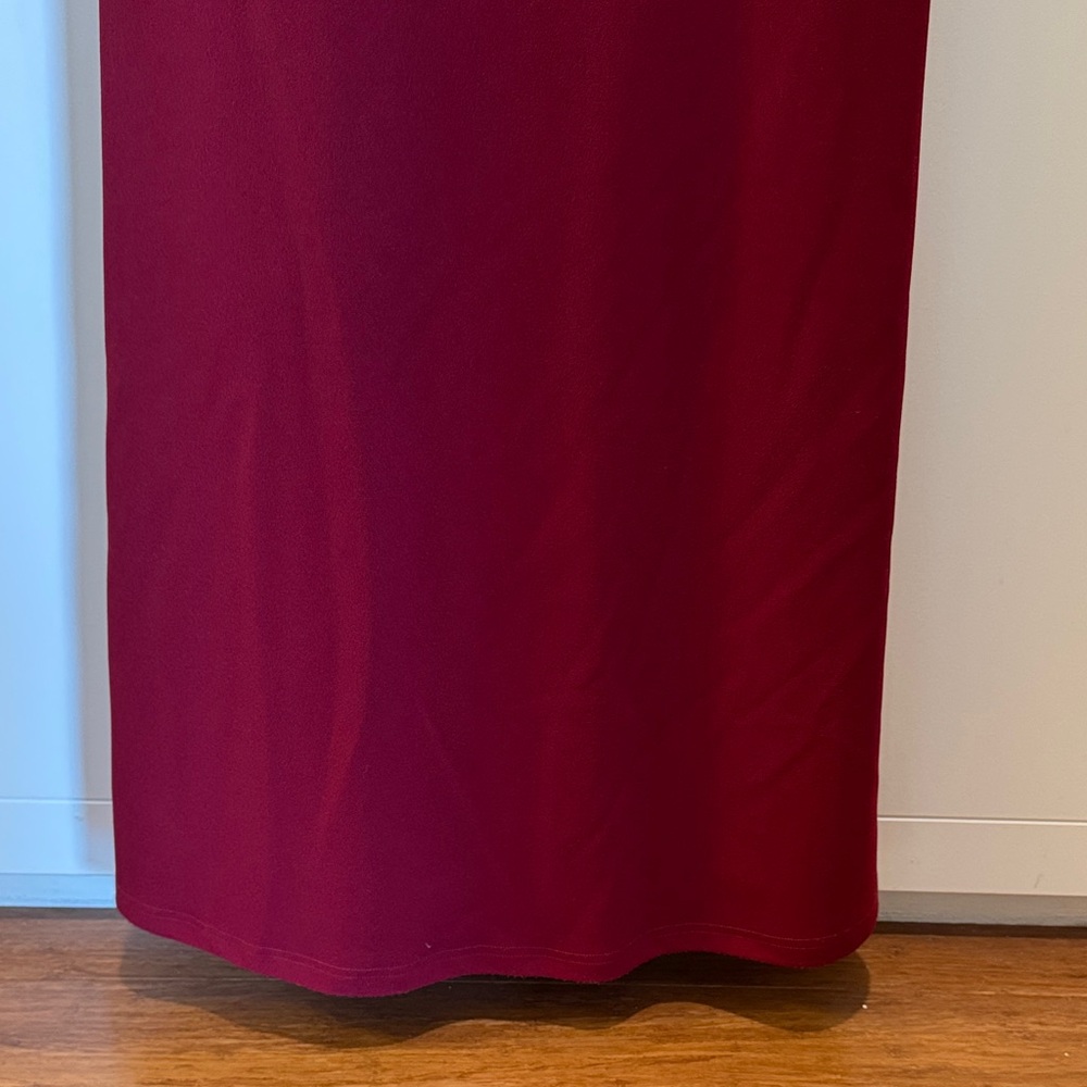 Lulu's Deep Red Backless Dress - Picture 8 of 10